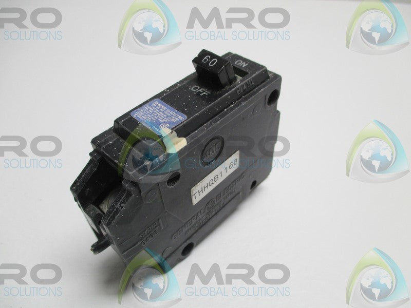 GENERAL ELECTRIC THHQB1160 CIRCUIT BREAKER 60A  UNMP