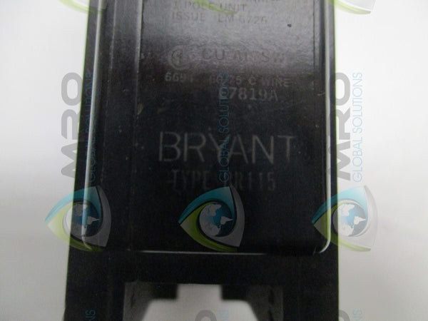 BRYANT BR115 CIRCUIT BREAKER 15A (AS PICTURED)  UNMP