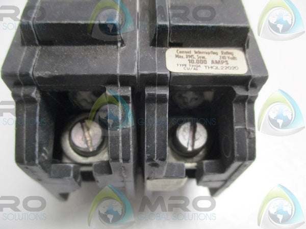 GENERAL ELECTRIC THQL22020 CIRCUIT BREAKER 20A (AS PICTURED)  UNMP