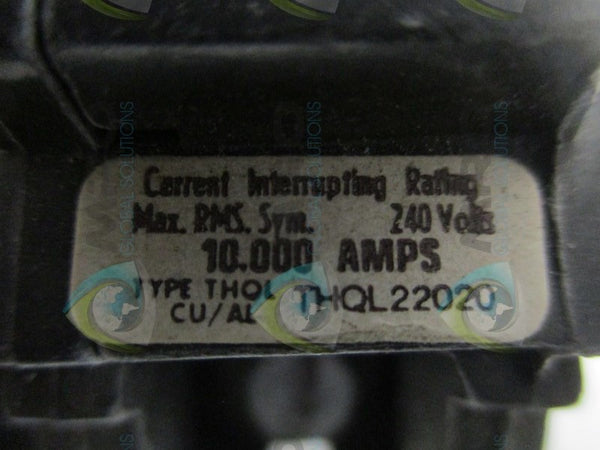 GENERAL ELECTRIC THQL22020 CIRCUIT BREAKER 20A (AS PICTURED)  UNMP