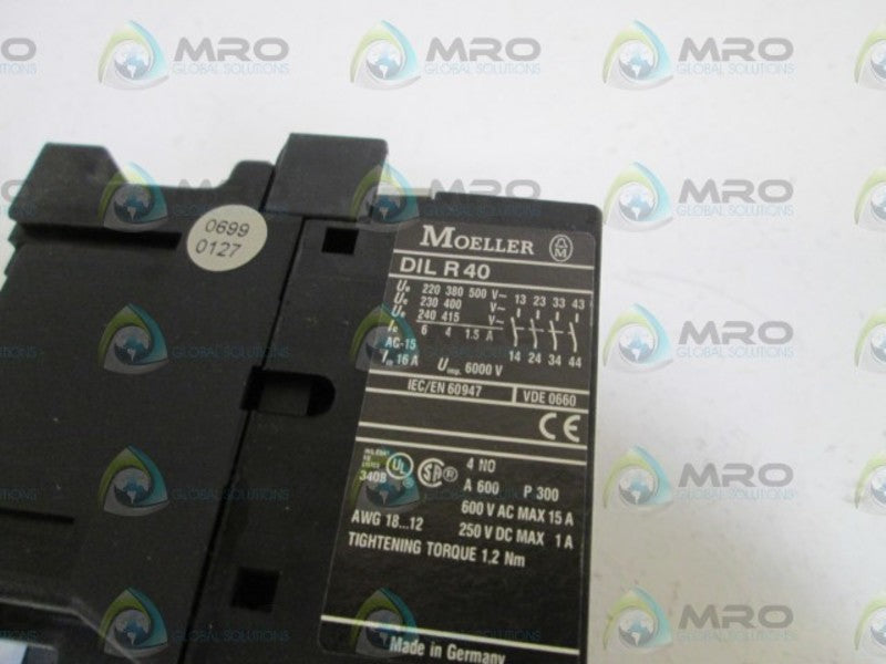 KLOCKNER MOELLER DILR-40-24V-50/60HZ  NSMP