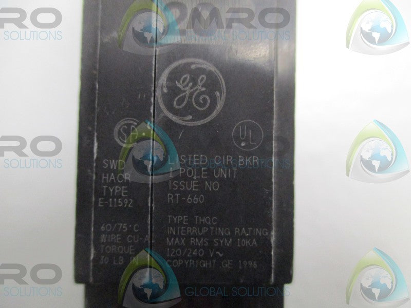 GENERAL ELECTRIC THQC1120WL CIRCUIT BREAKER 20A (AS PICTURED)  NSNP