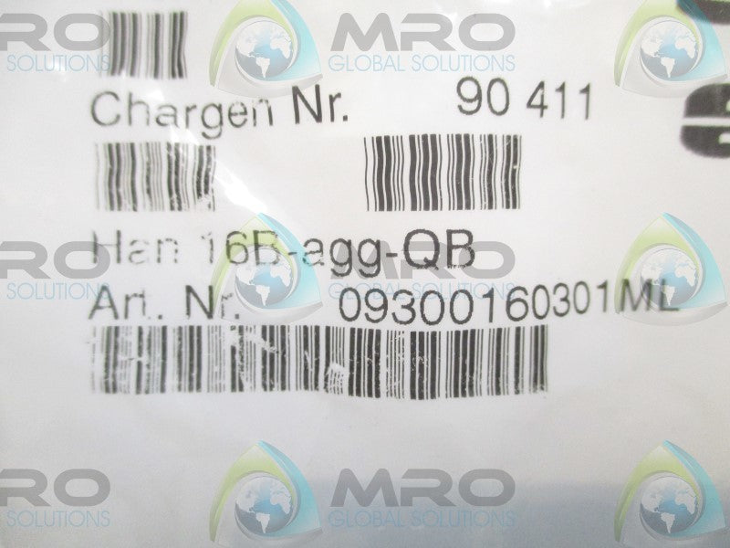 HARTING 09300160301ML HAN16B-AGG-QB NSMP