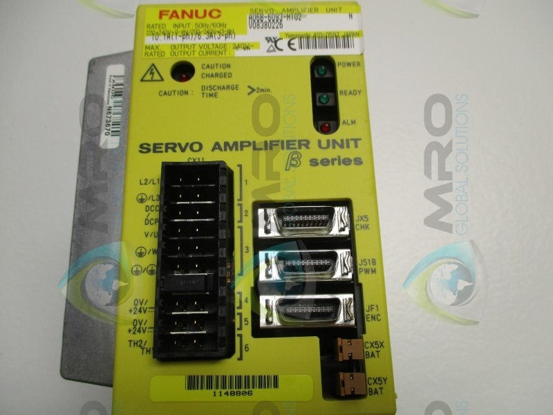 FANUC A06B-6093-H102 SERVO AMPLIFIER UNIT (REPAIRED)  NSNP