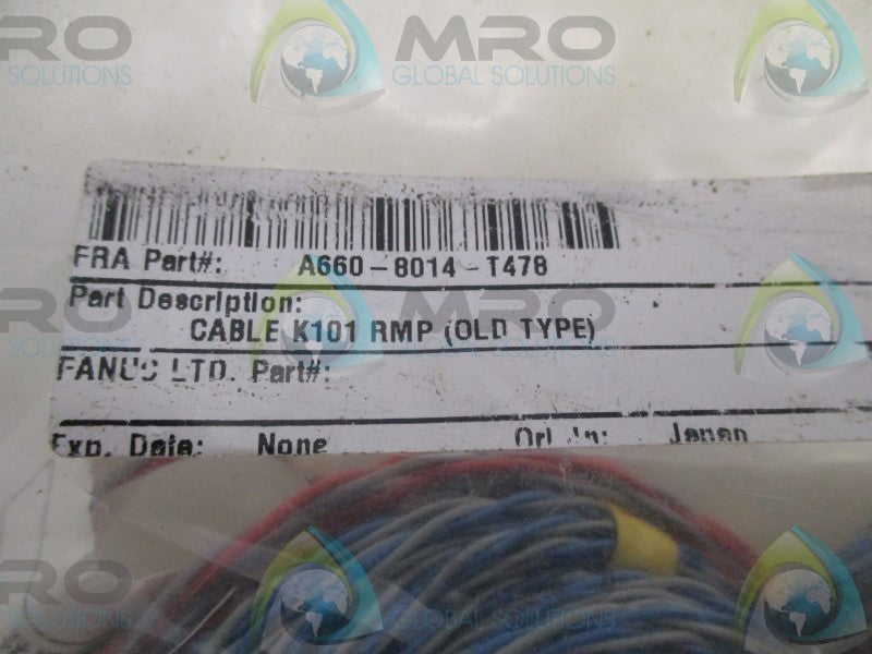 FANUC A660-8014-T478 CABLE K101 RMP  NSMP