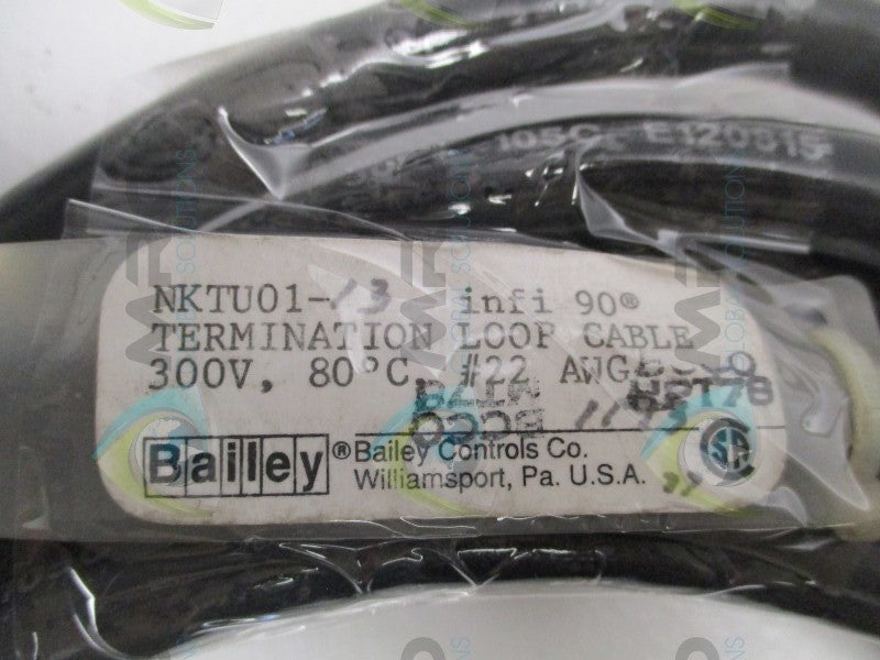 BAILEY infi 90 NKTU01-13 TERMINATION LOOP CABLE  UNMP