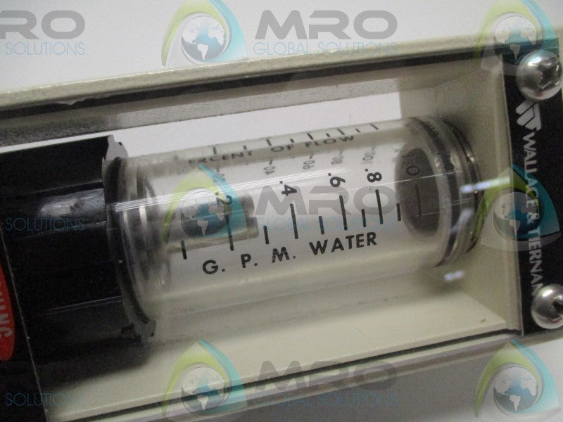 WALLACE & TIERNAM 5510A02234XXL FLOW METER 0-1.0/GPM WATER  NSMP