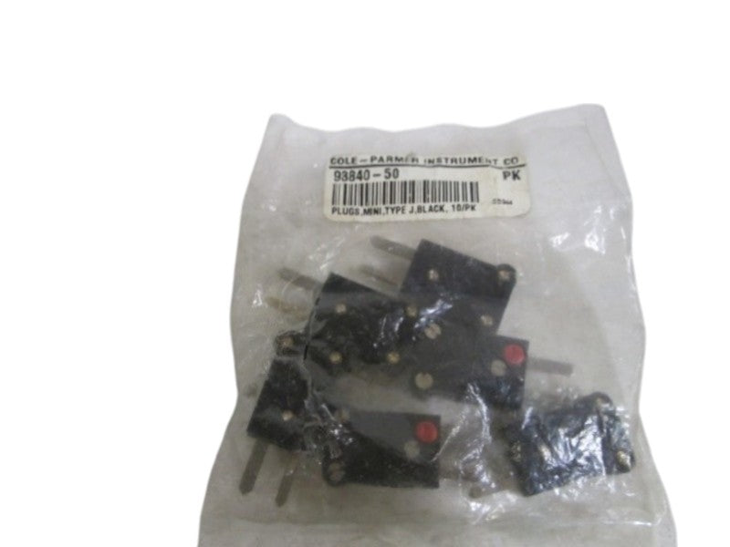 LOT OF 6 COLE-PALMER PLUGS 93840-50 NSNP IN BAG
