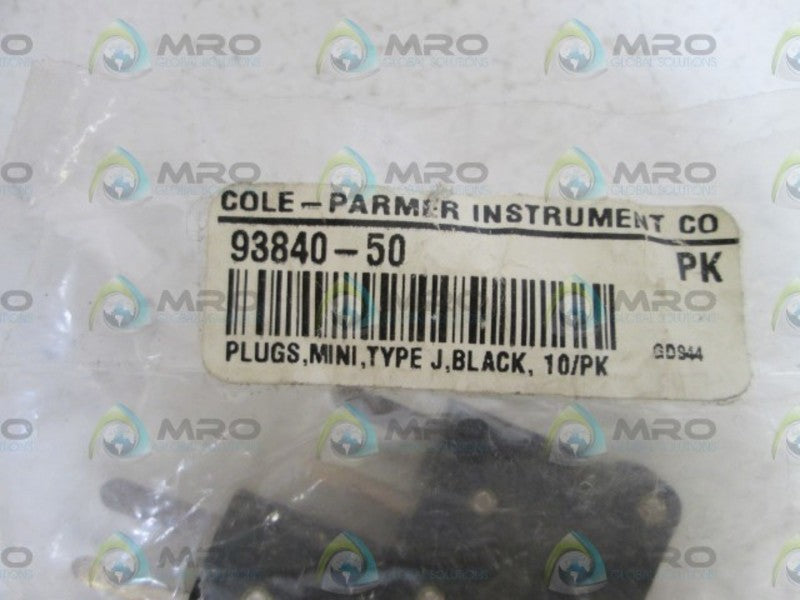 LOT OF 6 COLE-PALMER PLUGS 93840-50 NSNP IN BAG