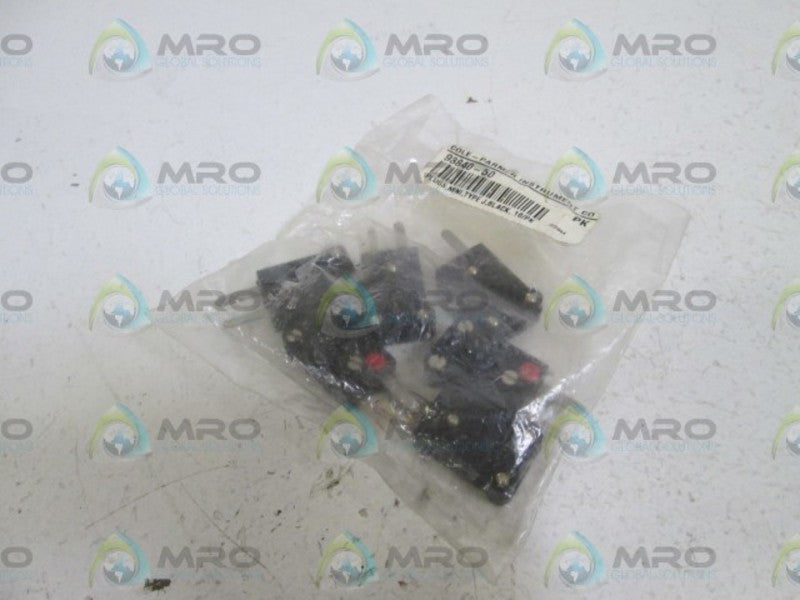 LOT OF 6 COLE-PALMER PLUGS 93840-50 NSNP IN BAG