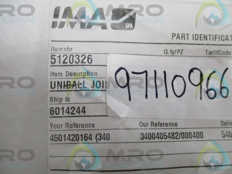 IMA 5120326 UNIBALL JOINT  NSNP