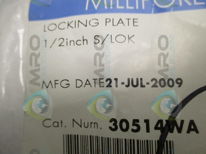 MILLIPORE 30514WA LOCKING PLATE 1/2"  NSNP