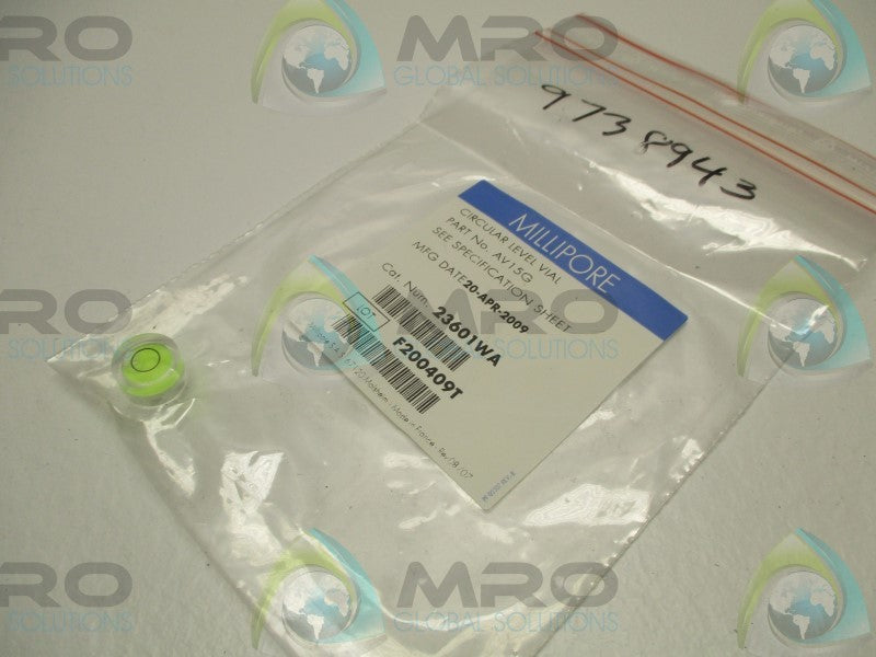 MILLIPORE 23601WA AV15G CIRCULAR LEVEL VIAL  NSMP
