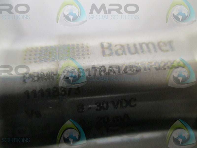 BAUMER ELECTRIC PBMH 25B17RA12451F02000 PRESSURE TRANSMITTER  NSMP
