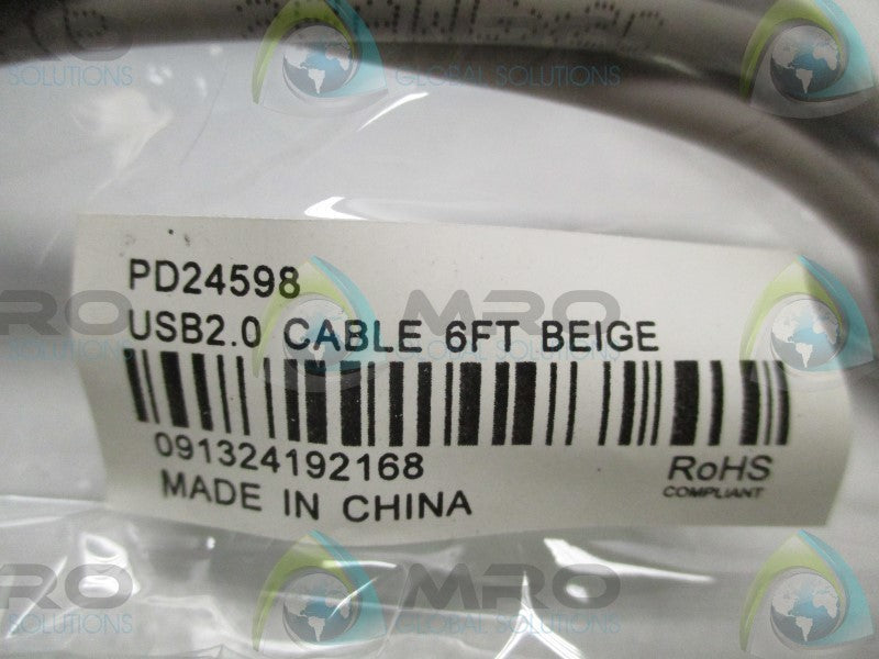 CONNECTOR CABLE PD24598  USB 2.0 CABLE 6'  NSMP