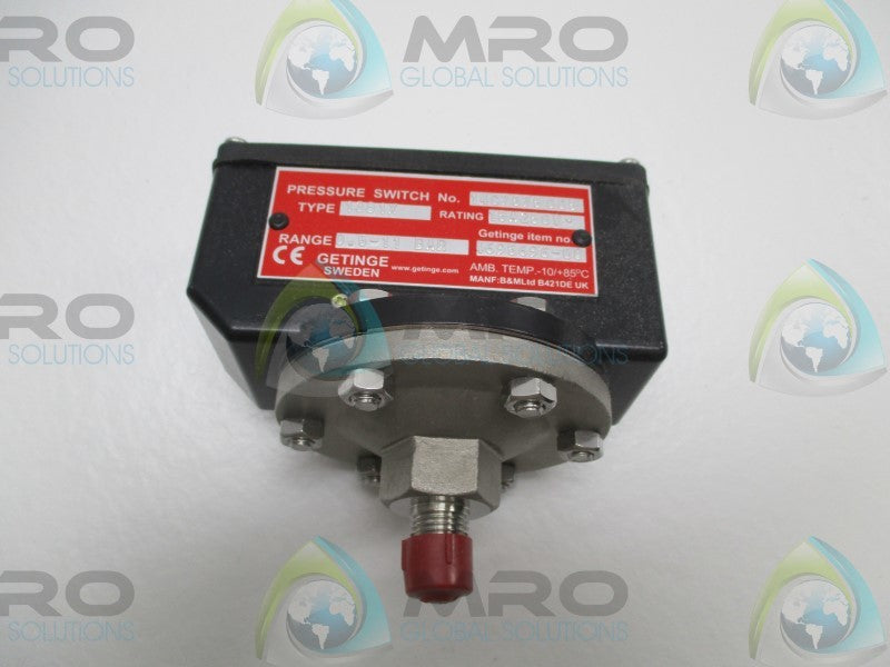 GETINGE 1381X 4695696-08 PRESSURE SWITCH 0.5-11/BAR  NSMP