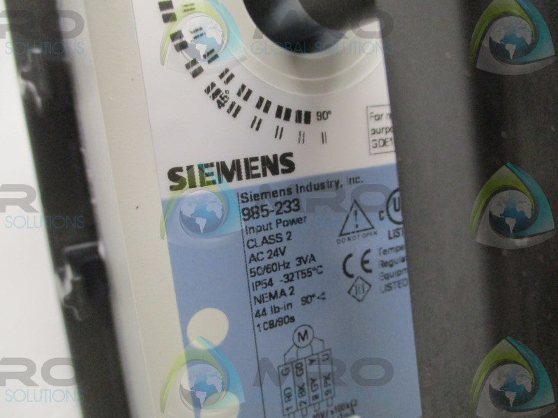 SIEMENS OpenAir 173C-10356 ELECTRONIC DAMPER ACTUATOR  NSNP