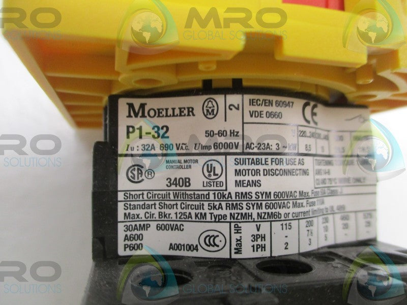 KLOCKNER MOELLER P1-32/EA/SVB MAIN SWITCH  NSMP