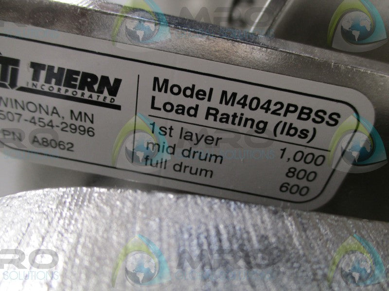 THERN M40442PBSS HAND WINCH SPUR GEAR 1k/LBS  NSNP