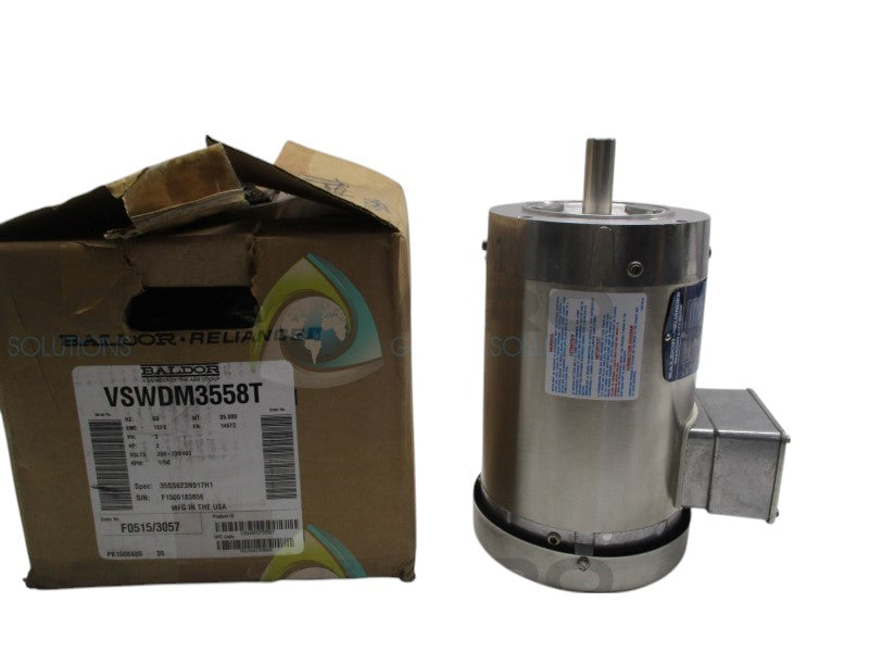 BALDOR VSWDM3558T MOTOR 2HP RPM: 1750  NSMP