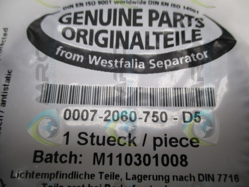 GEA 0007-2060-750-D5 GASKET  NSMP