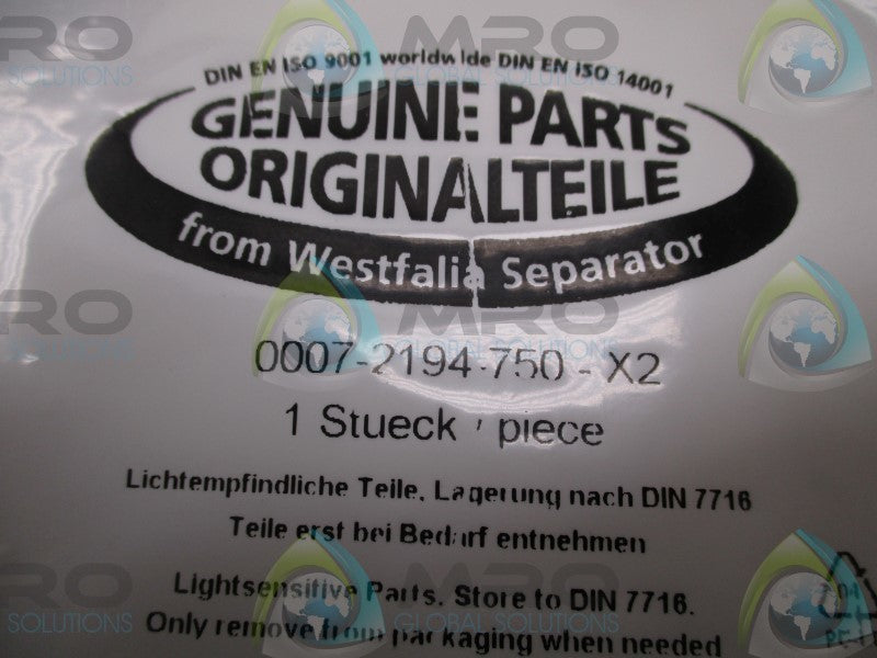 GEA 0007-2194-750-X2 GASKET  NSMP