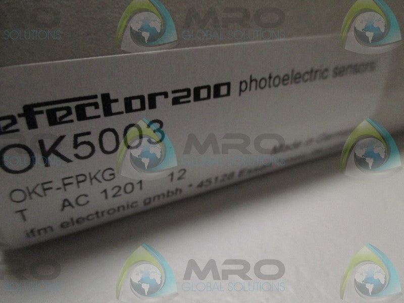 IFM EFECTOR OK5003 PHOTOELECTRIC SENSOR  NSMP