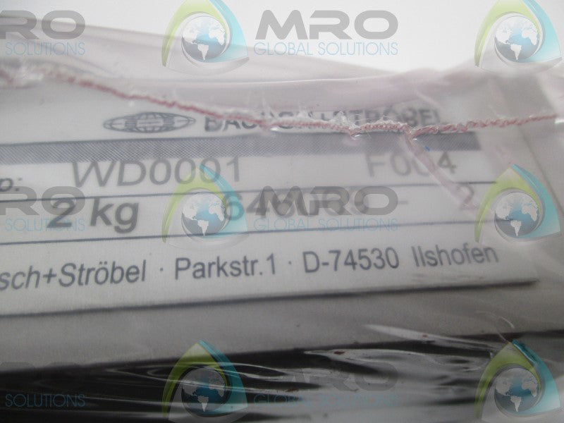 BAUSCH+STROBEL WD0001F004 LOAD CELL CAPACITY: 2kg  NSMP
