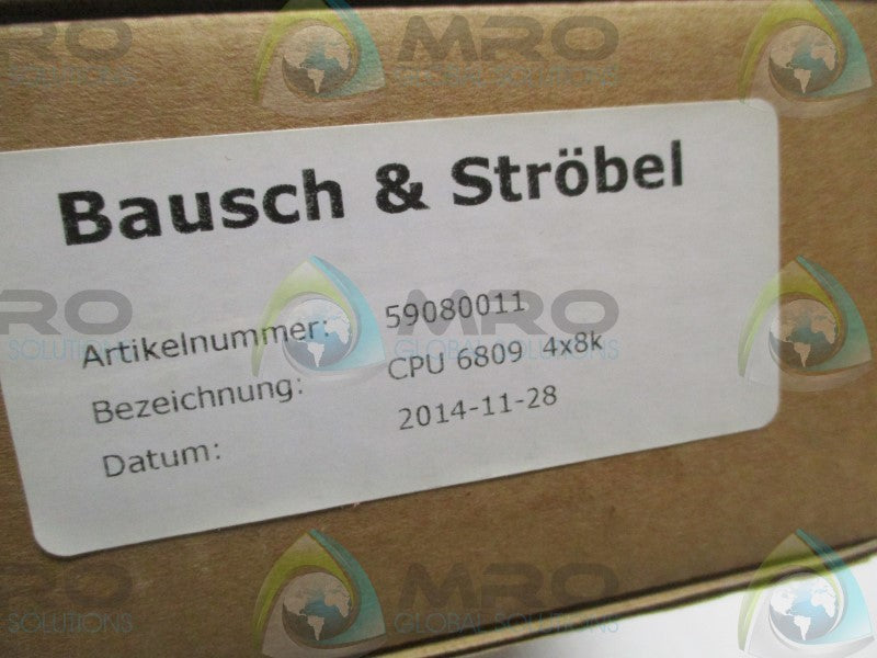 BAUSCH+STROBEL 59080011 CPU BOARD  NSMP