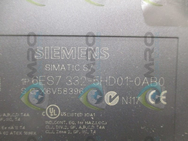 SIEMENS SIMATIC S7 6ES7332-5HD01-0AB0 OUTPUT MODULE  NSMP