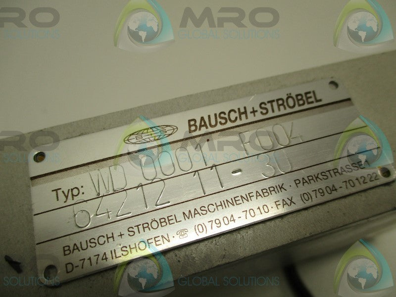 BAUSCH+STROBEL WD0001F004 LOAD CELL  UNMP