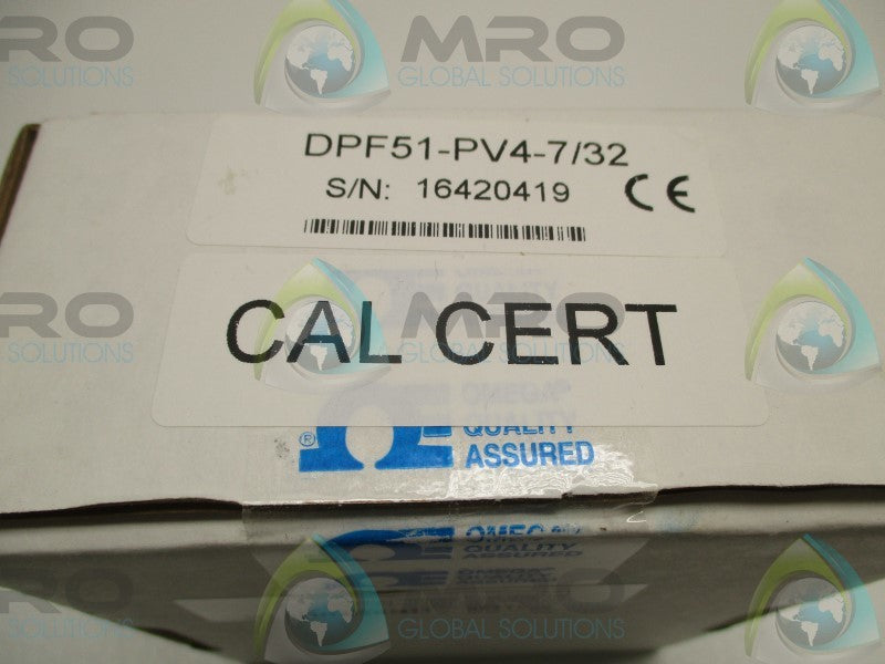 OMEGA DPF51-PV4-7/32 DC VOLTMETER  NSFS