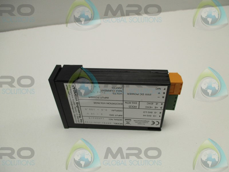OMEGA DPF51-PV4-7/32 DC VOLTMETER  NSMP