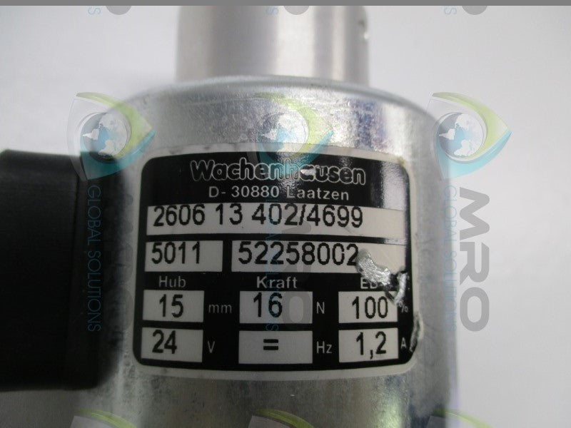 WACHENHAUSEN 260613402/4699 SOLENOID VALVE  NSNP