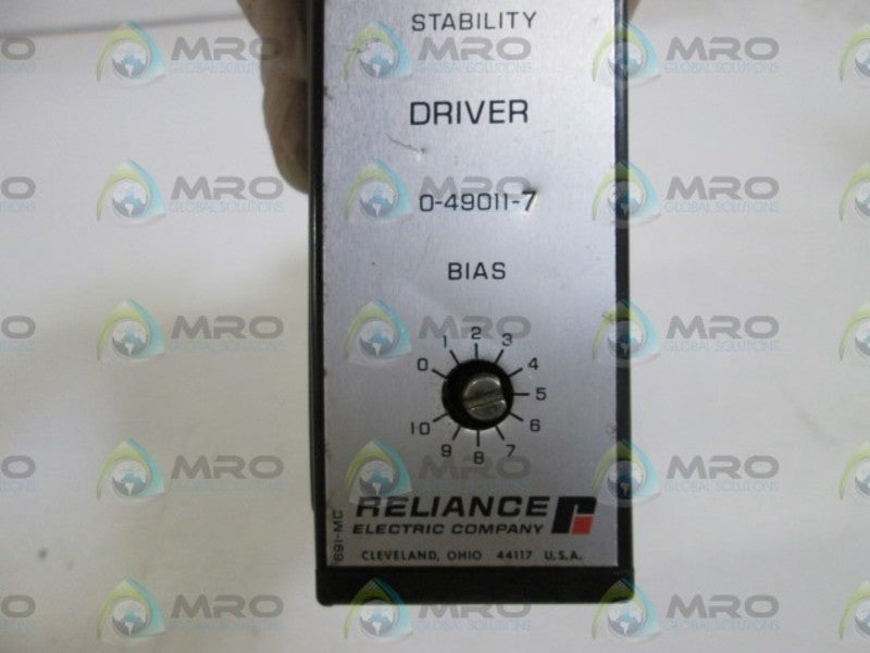 RELIANCE ELECTRIC CARDPAK DRIVER 0-49011-7  UNMP