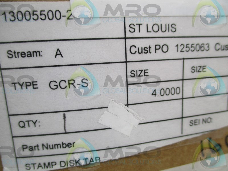 BS&B GCR-S 13005500-2 RUPTURE DISC 4"  NSMP
