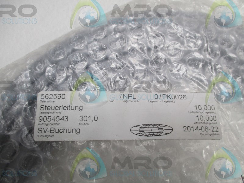 BAUSCH+STROBEL 562590 CONNECTOR CABLE  NSMP