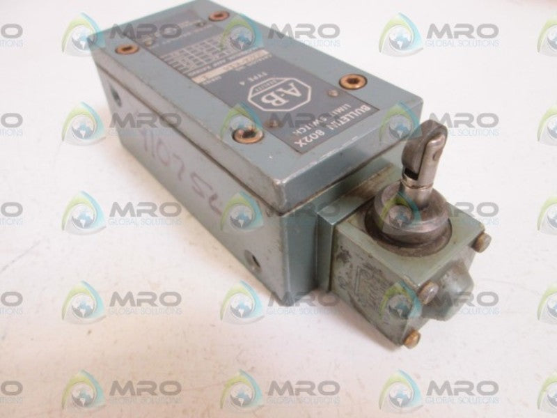 INDUSTRIAL SPARE PART LIMIT SWITCH 802X-K14 SER. 1  UNMP