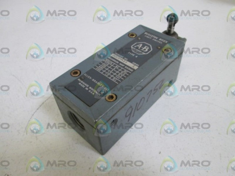 INDUSTRIAL SPARE PART LIMIT SWITCH 802X-K14 SER. 1  UNMP