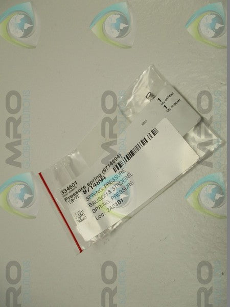 BAUSCH+STROBEL 334601 PRESSURE SPRING  NSMP