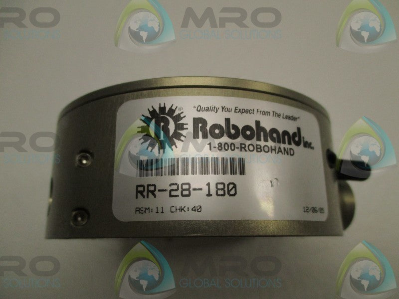 ROBOHAND RR-28-180 PNEUMATIC ROTARY ACTUATOR  NSNP