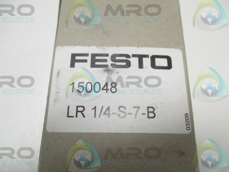 FESTO LR-1/4-S-7-B PRESSURE REGULATOR  NSMP