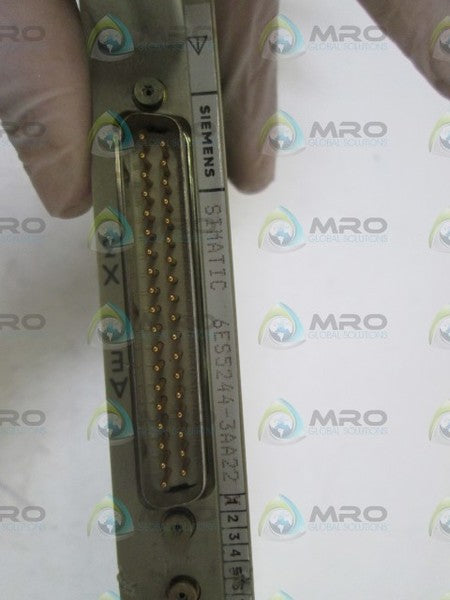 SIEMENS SIMATIC 6ES5244-3AA22 TEMPERATURE CONTROL MODULE UNMP