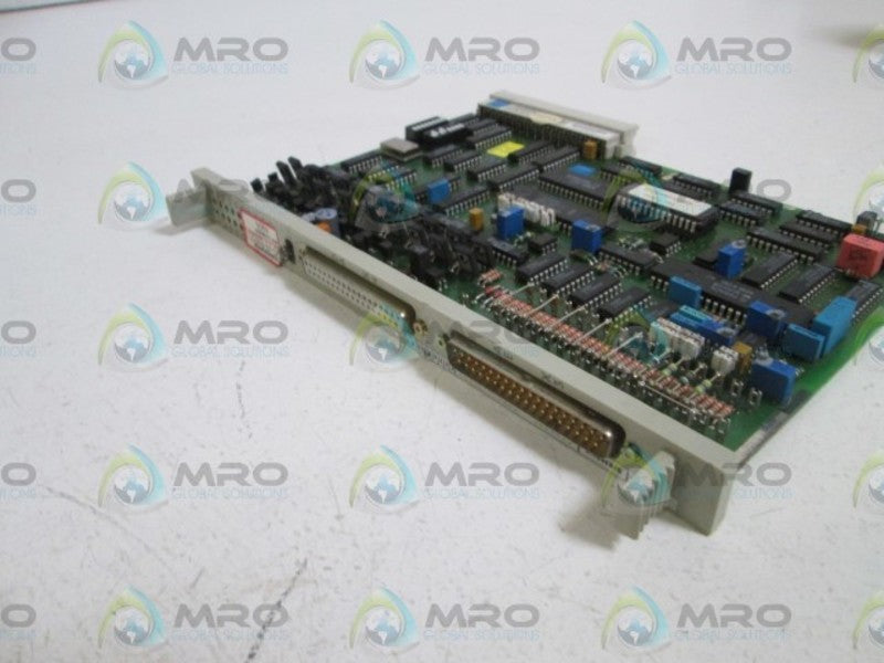 SIEMENS SIMATIC 6ES5244-3AA22 TEMPERATURE CONTROL MODULE UNMP