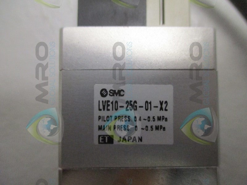 SMC LVE10-25G-01-X2 SOLENOID VALVE  NSNP