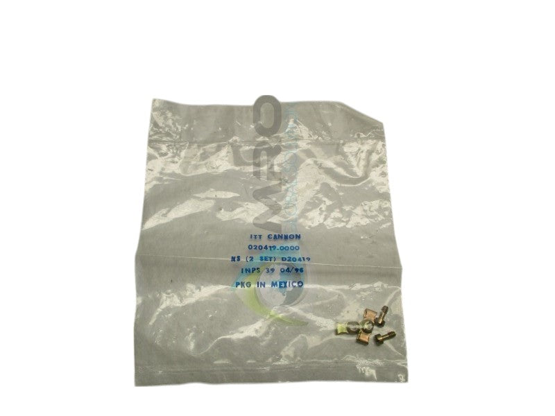 ITT CANNON 020419-0000 SCREW LOCK (PKS. OF 2)  NSMP