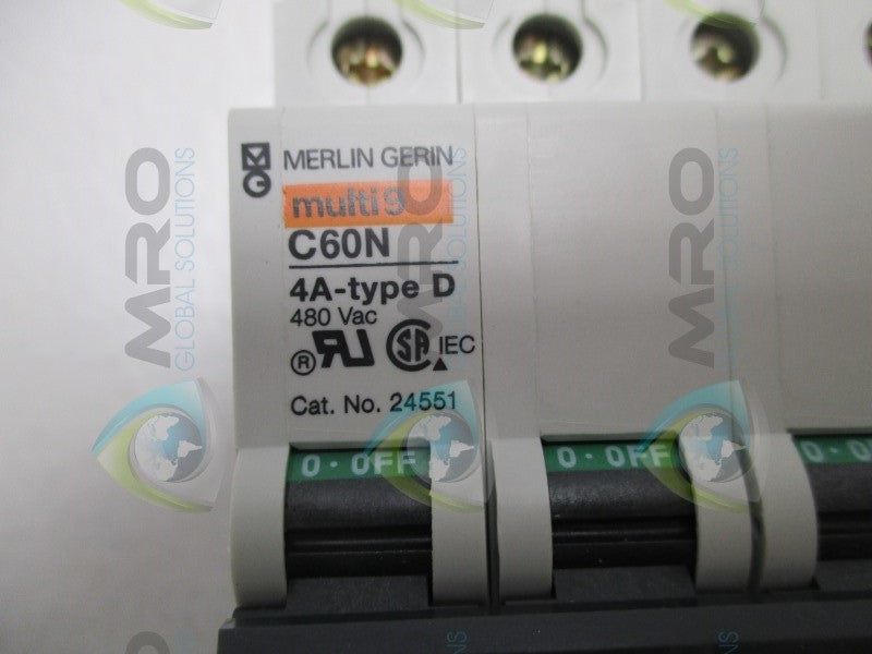 SQUARE D MG24551 CIRCUIT BREAKER 4A  NSMP