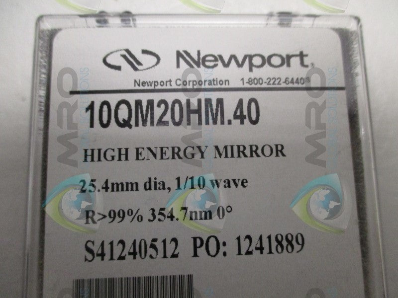 NSNPPORT 10QM20HM.40 HIGH ENERGY MIRROR  NSMP