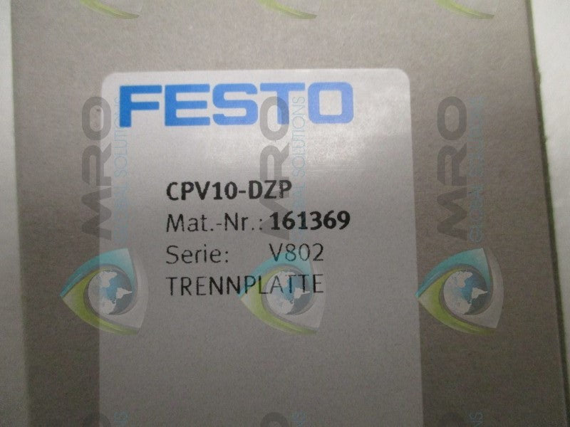FESTO CPV10-DZP SEPERATOR PLATE  NSMP