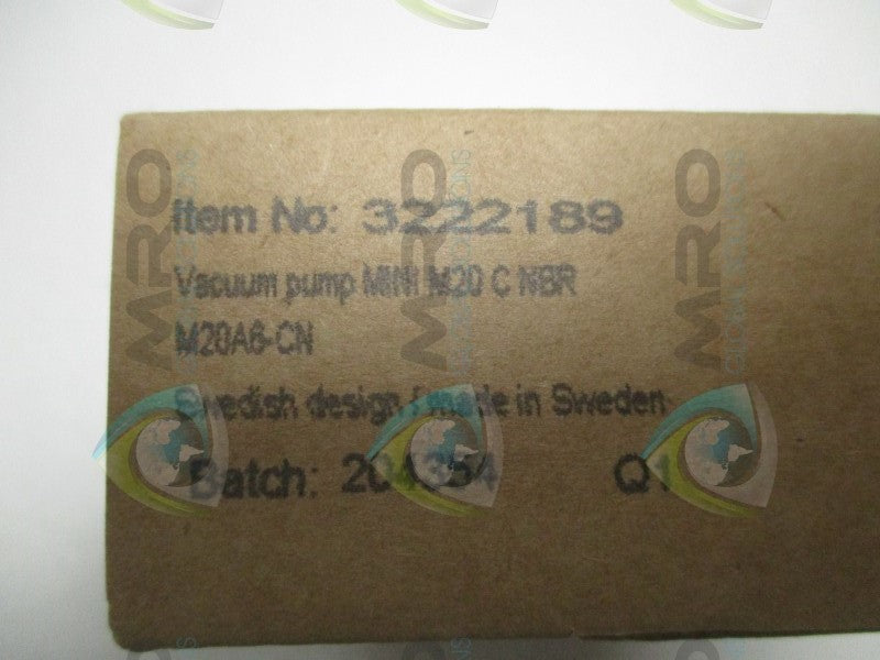 PIAB 3222189 MINI VACUUM PUMP  NSMP